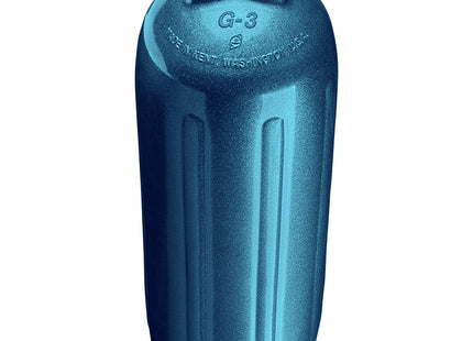 Polyform G-3 Twin Eye Fender 5.5" x 19" - Metallic Blue