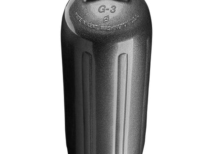 Polyform G-3 Twin Eye Fender 5.5" x 19" - Metallic Graphite