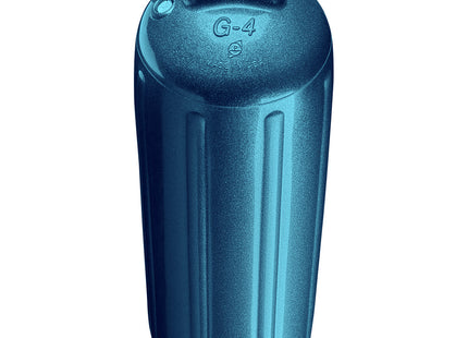 Polyform G-4 Twin Eye Fender 6.5" x 22" - Metallic Blue