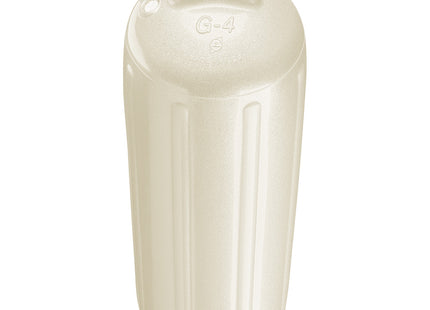 Polyform G-4 Twin Eye Fender 6.5" x 22" - Metallic White