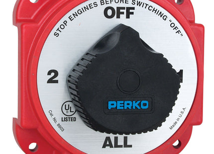 Perko Heavy Duty Battery Selector Switch w/Alternator Field Disconnect