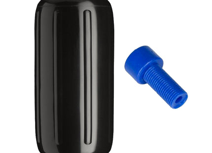 Polyform G-6 Twin Eye Fender 11" x 30" - Black w/Adapter