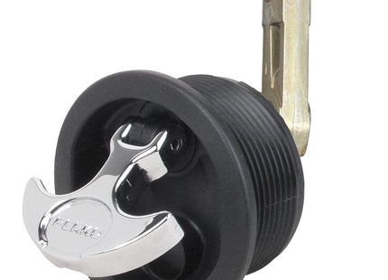 Perko Flush Mount Latch - Straight Cam Bar - 2.5" Hole - Black