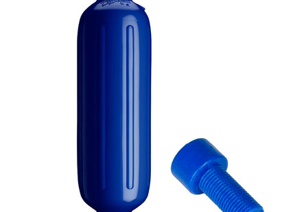 Polyform G-3 Twin Eye Fender 5.5" x 19" - Cobalt Blue w/Adapter