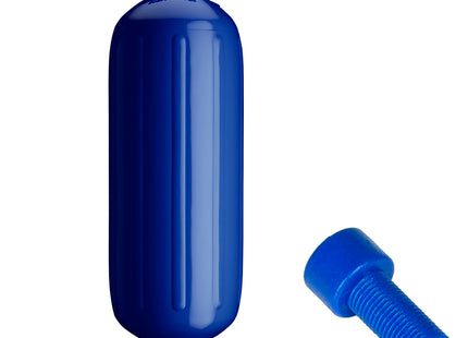 Polyform G-5 Twin Eye Fender 8.8" x 26.8" - Cobalt Blue w/Adapter