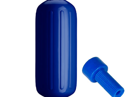 Polyform G-6 Twin Eye Fender 11" x 30" - Cobalt Blue w/Adapter