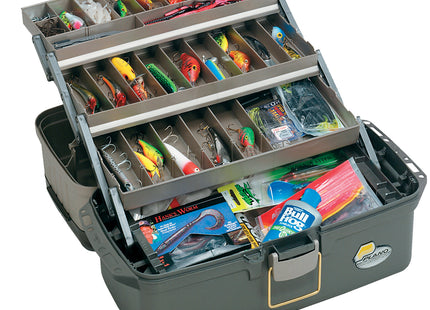 Plano Guide Series™ Tray Tackle Box - Graphite/Sandstone