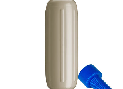 Polyform G-2 Twin Eye Fender 4.5" x 15.5" - Sand w/Adapter