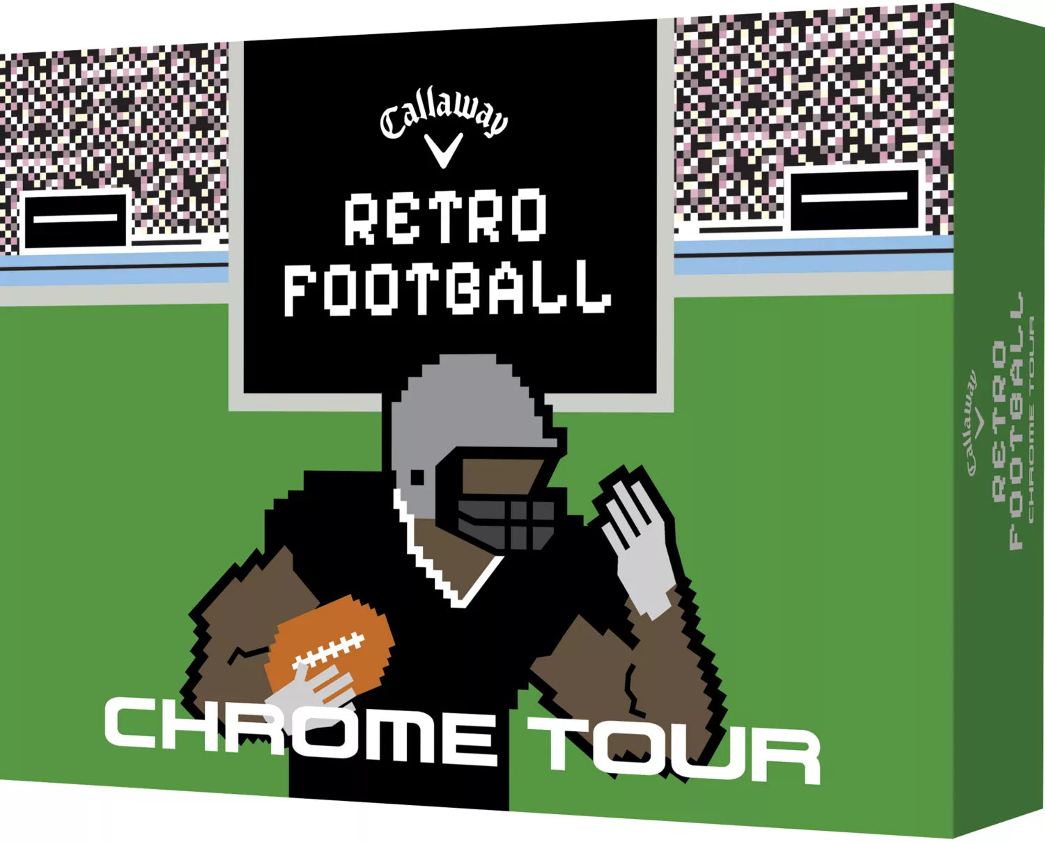 Callaway 2024 Chrome Tour Retro Football Truvis Golf Balls