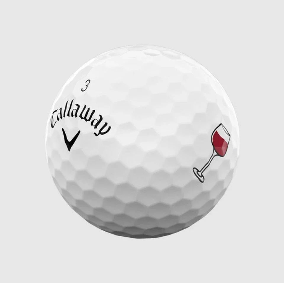 Callaway 2025 Supersoft 12 Cheers Logo Golf Balls