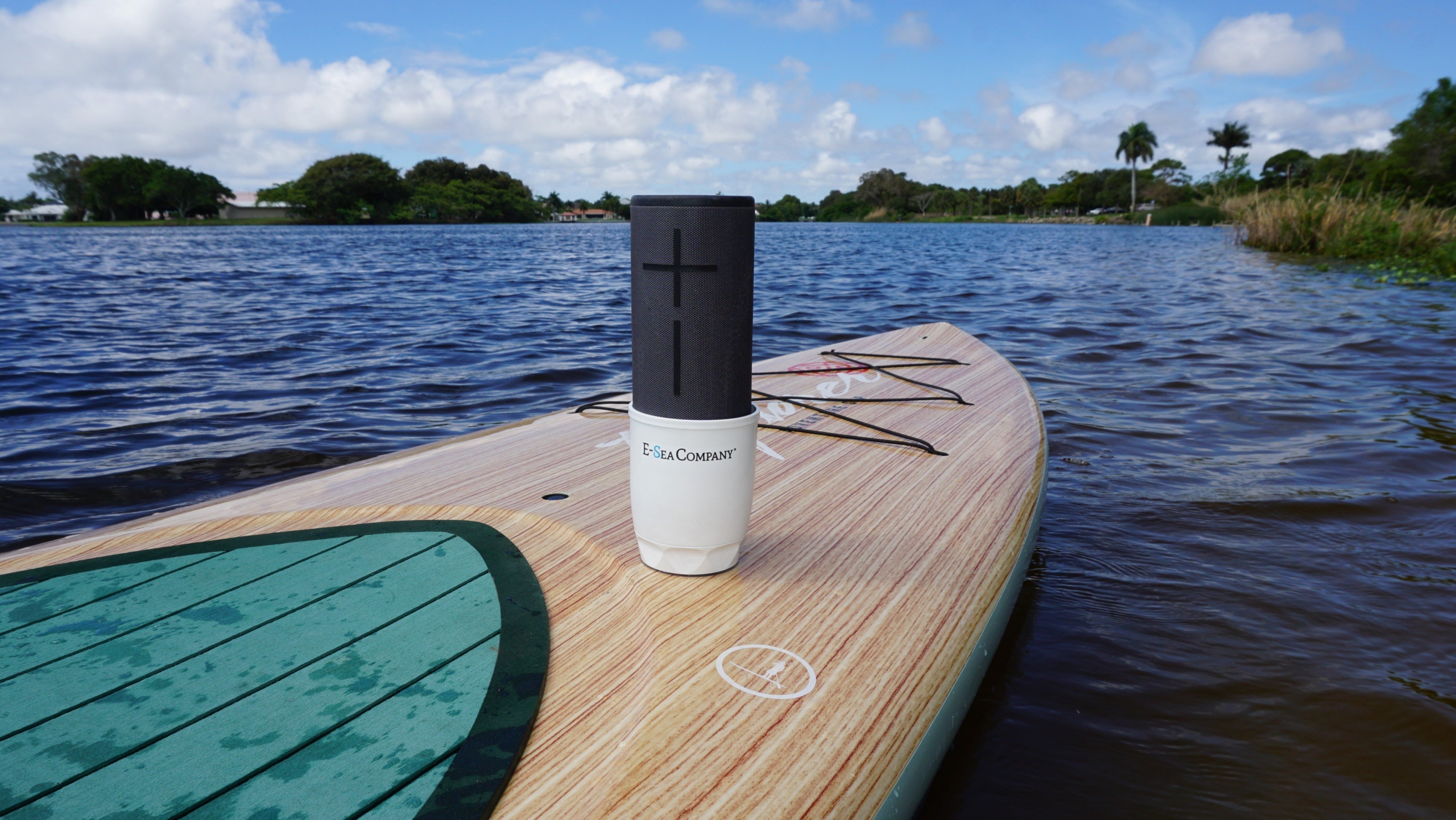 E-Sea Cup Original-Suction Mounted Cup Holder-White - Keep Casting Fishing & Outdoors