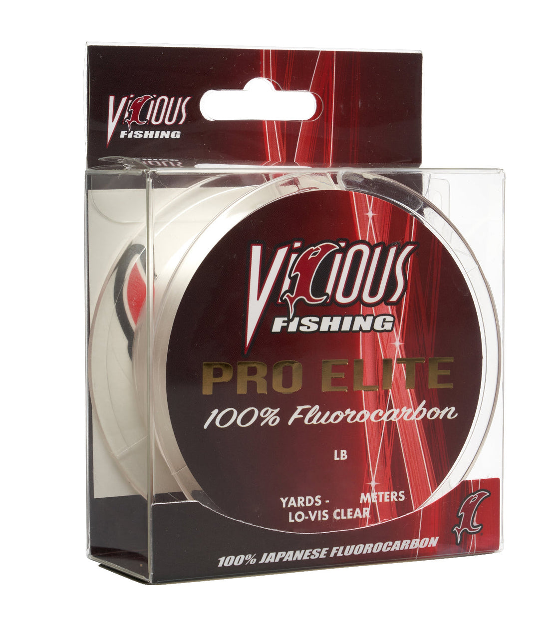 Vicious Pro Elite 100% Japanese Fluorocarbon - 25 LB Test - Keep Casting Fishing & Outdoors