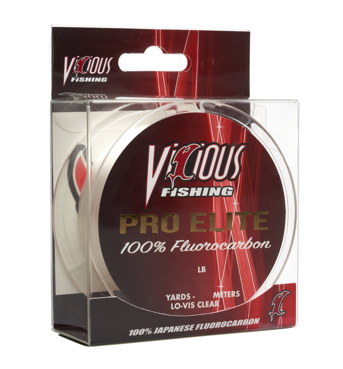 Vicious Pro Elite 100% Japanese Fluorocarbon - 8 LB Test - Keep Casting Fishing & Outdoors