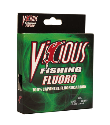 Vicious 100% Japanese Fluoro - 4 Lb Test - Keep Casting Fishing & Outdoors