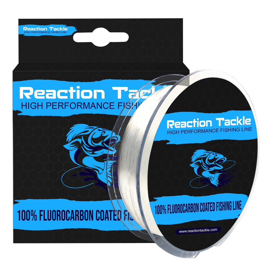 Reaction Tackle Fluorocarbon Coated Fishing Line - Keep Casting Fishing & Outdoors
