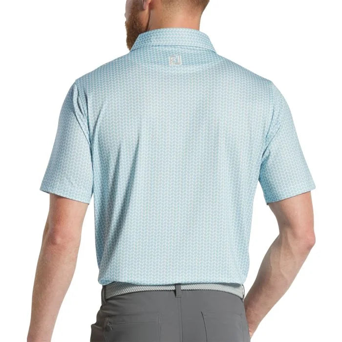 FootJoy Leaf Print Lisle Golf Polo