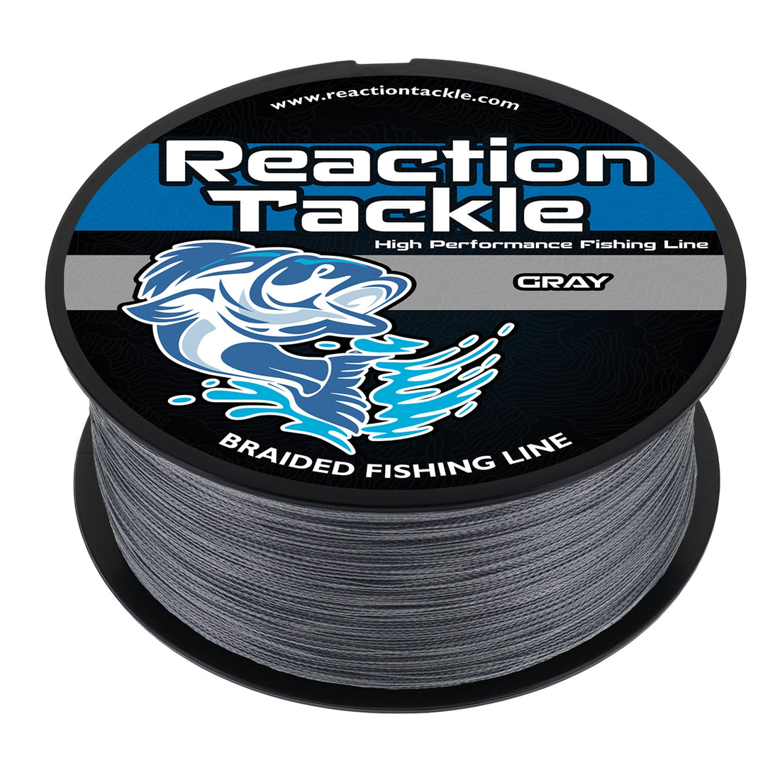 Reaction Tackle Braided Fishing Line - Gray - Keep Casting Fishing & Outdoors