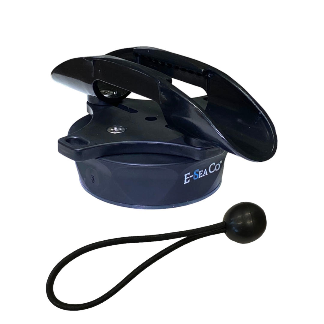 E-Sea Paddle Holder-Suction Mounted Paddle and Utility Clip - Keep Casting Fishing & Outdoors