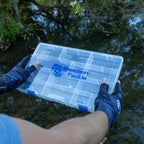 Reaction Tackle Basic Tackle Tray- Affordable, Lightweight Design with 2 Secure Clips - Keep Casting Fishing & Outdoors