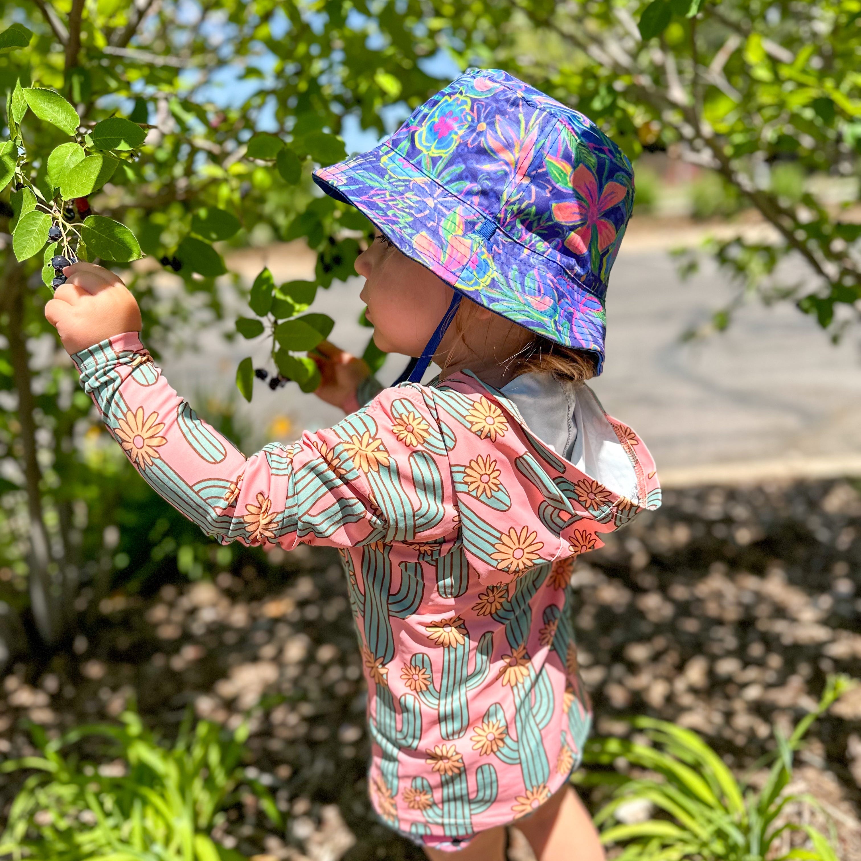 Desert Bloom UPF 50 Kid's Sun Hoodie