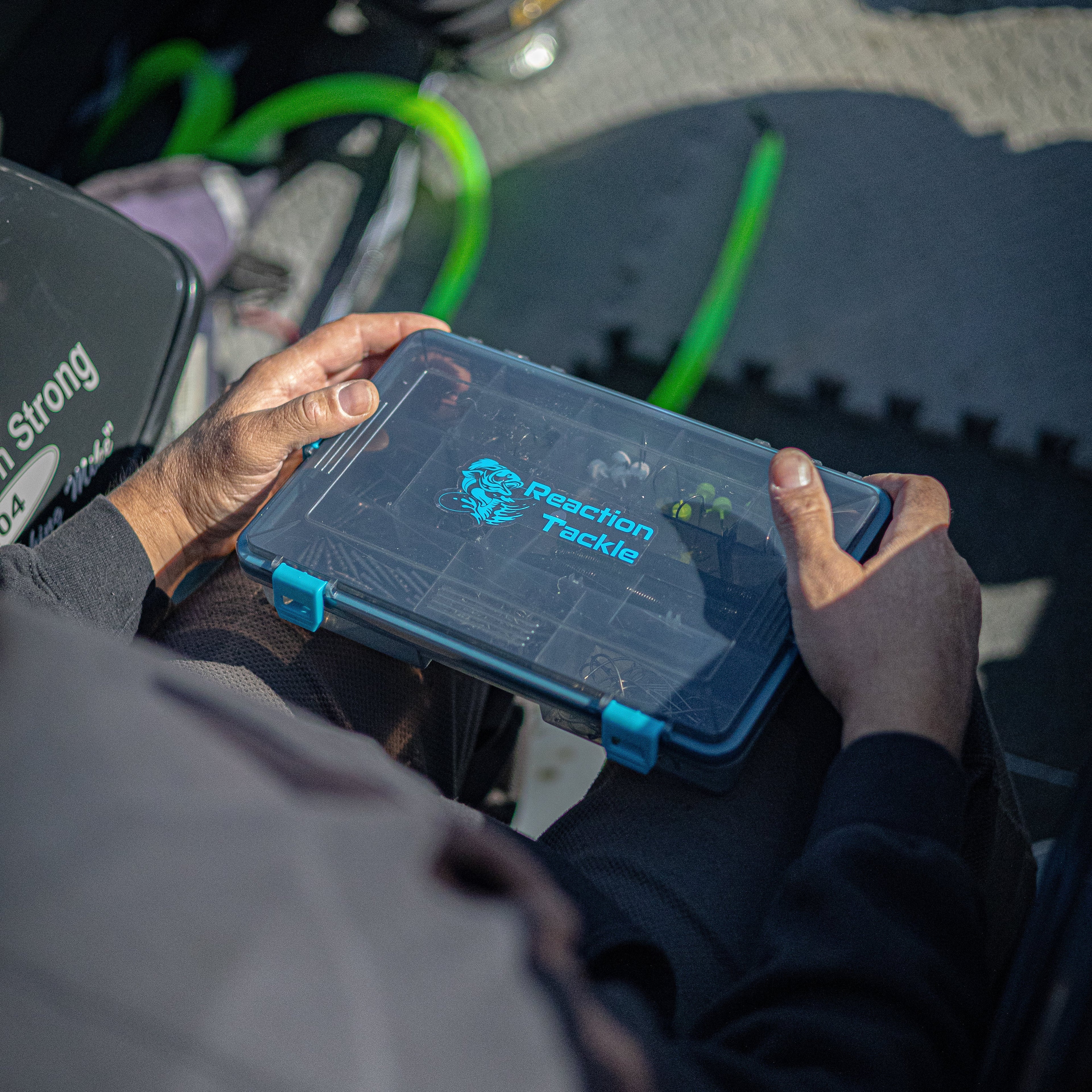 Reaction Tackle Standard Tackle Tray- Sturdy and Waterproof with 4 Reliable Clips - Keep Casting Fishing & Outdoors