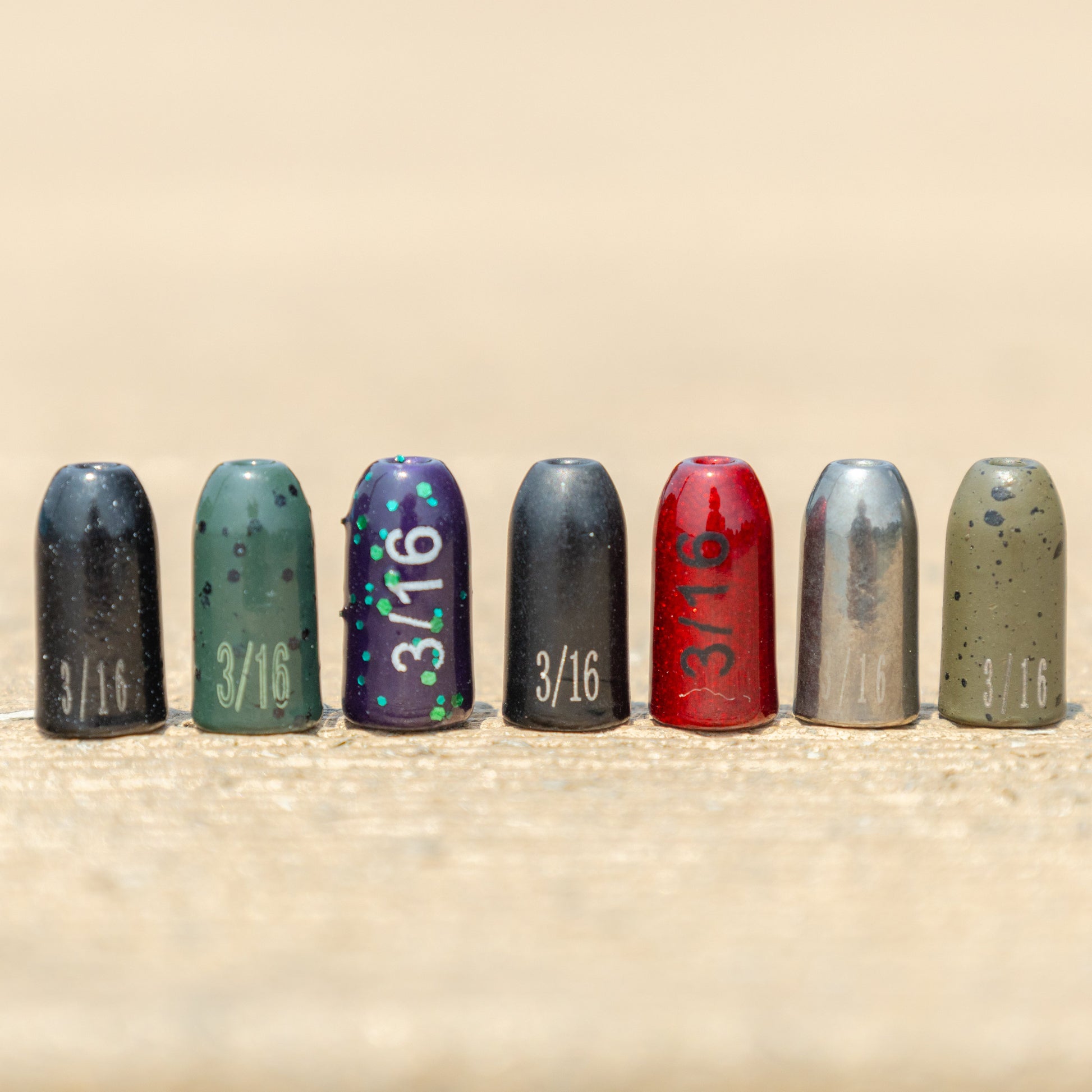 Reaction Tackle Tungsten Worm Weights / Bullet Shaped Sinkers - Keep Casting Fishing & Outdoors