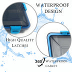 Reaction Tackle Standard Tackle Tray- Sturdy and Waterproof with 4 Reliable Clips - Keep Casting Fishing & Outdoors