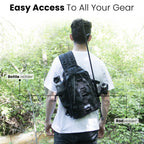 Reaction Tackle Fishing Tackle 2-in-1 Sling Bag/Backpack- 3 Sizes - Keep Casting Fishing & Outdoors