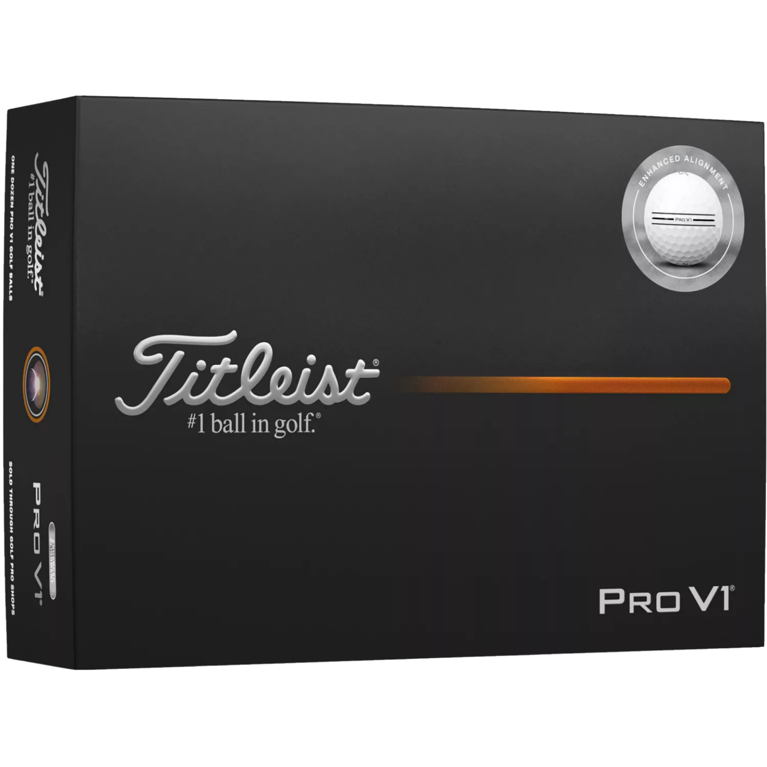 Titleist 2025 Pro V1 Enhanced Alignment Golf Balls
