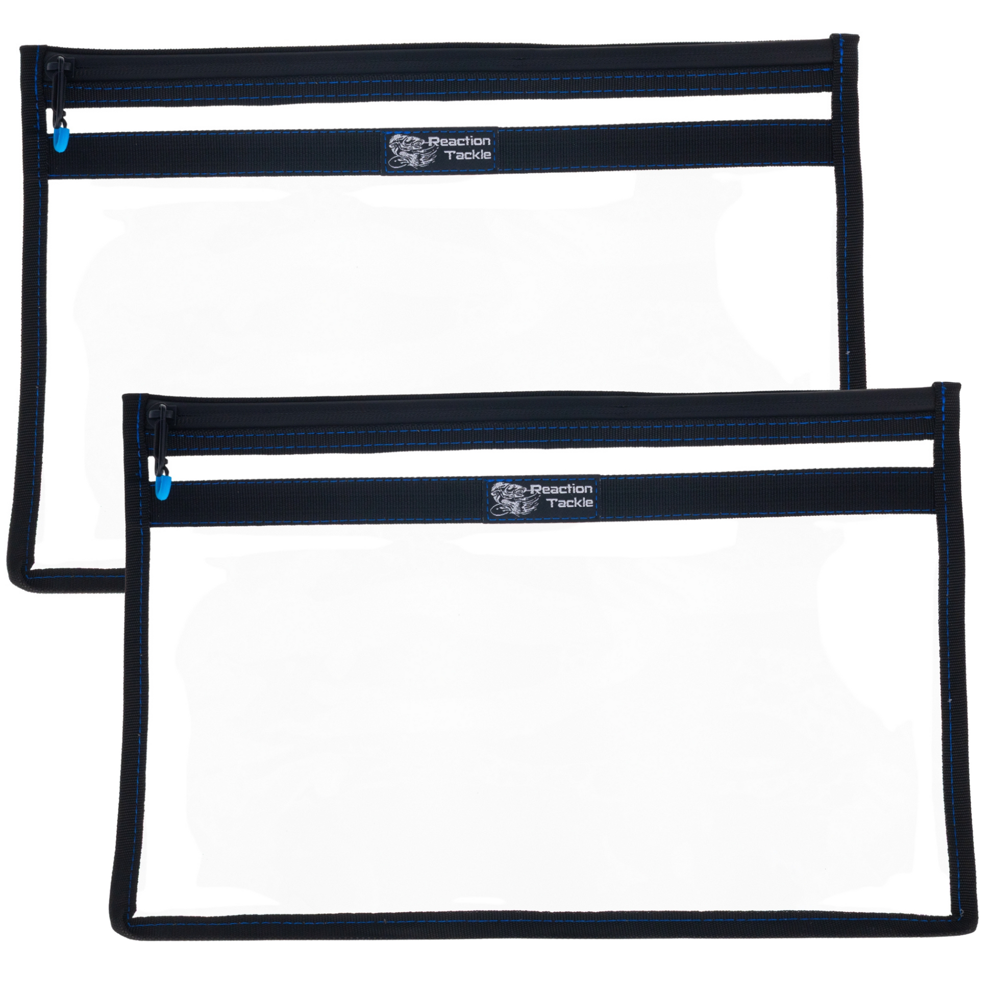 Reaction Tackle Clear Storage Bag Tackle Pak - Water-Resistant Plastic Storage - New - Keep Casting Fishing & Outdoors