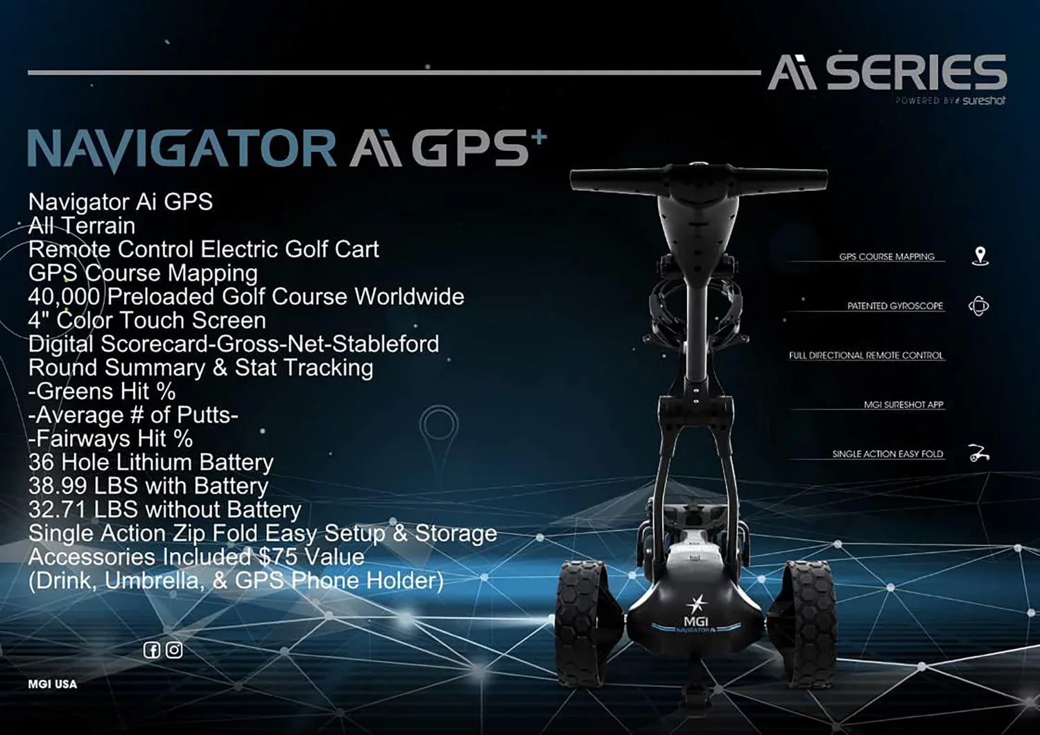 MGI Ai Navigator GPS+