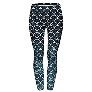 New! Mermaid Leggings - Blue