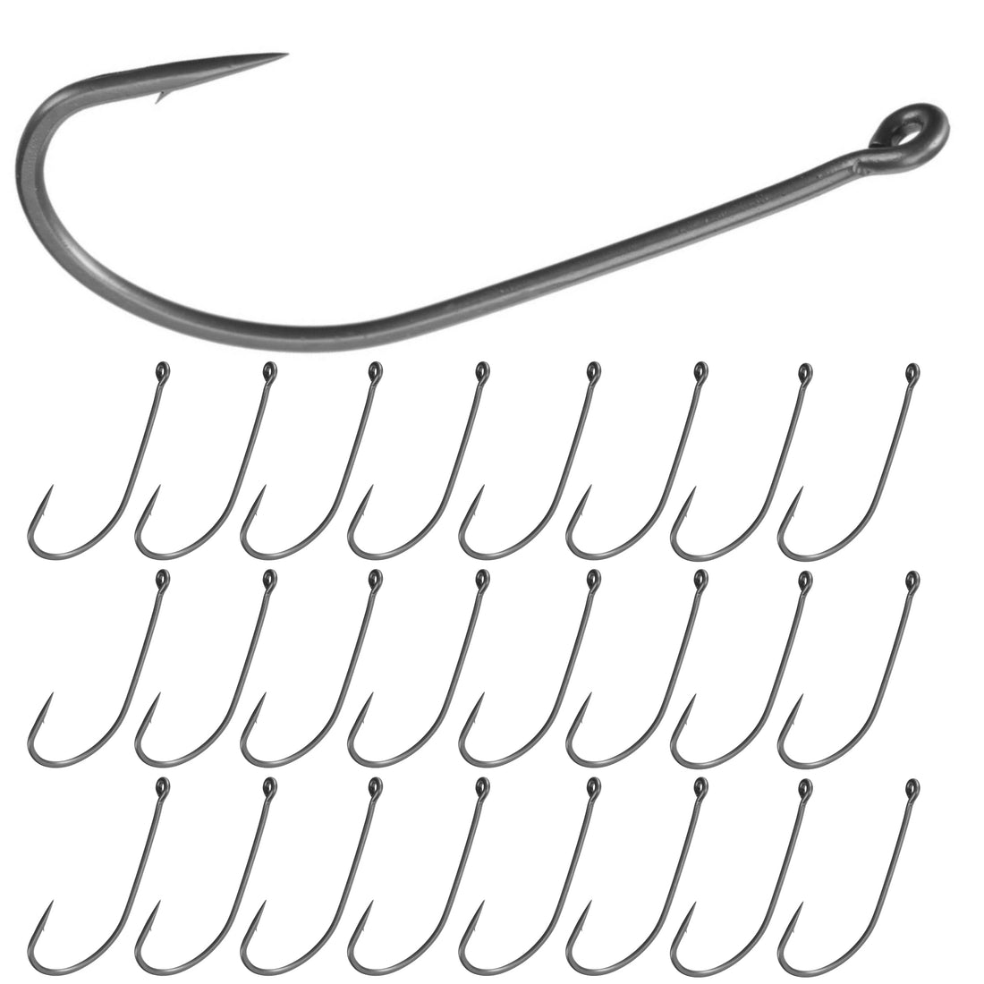 Reaction Tackle Wacky Neko Hooks- 25 Pack - Keep Casting Fishing & Outdoors