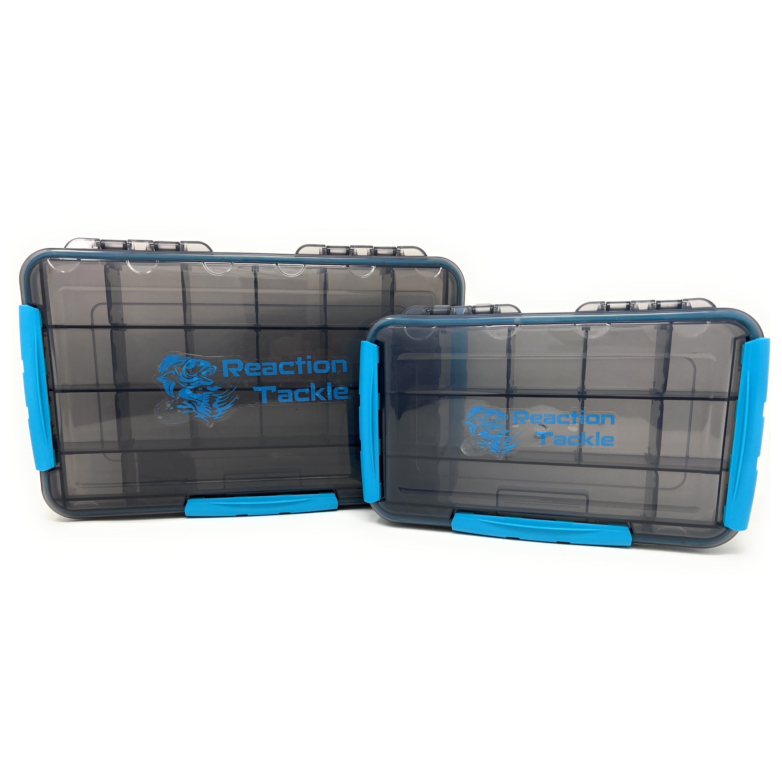 Reaction Tackle Premium Tackle Tray- High Performance and Waterproof with 3 Resilient Clips - Keep Casting Fishing & Outdoors