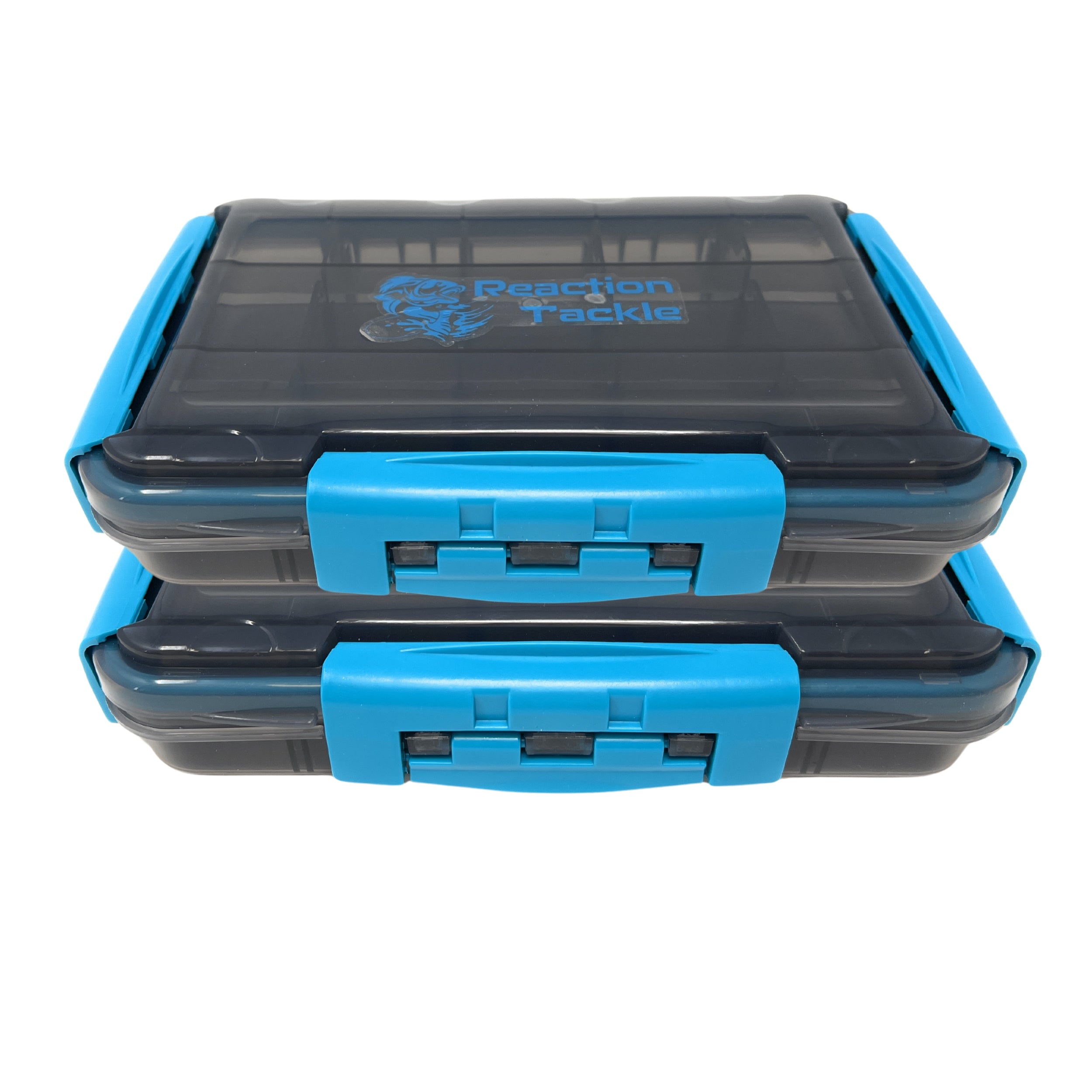 Reaction Tackle Premium Tackle Tray- High Performance and Waterproof with 3 Resilient Clips - Keep Casting Fishing & Outdoors