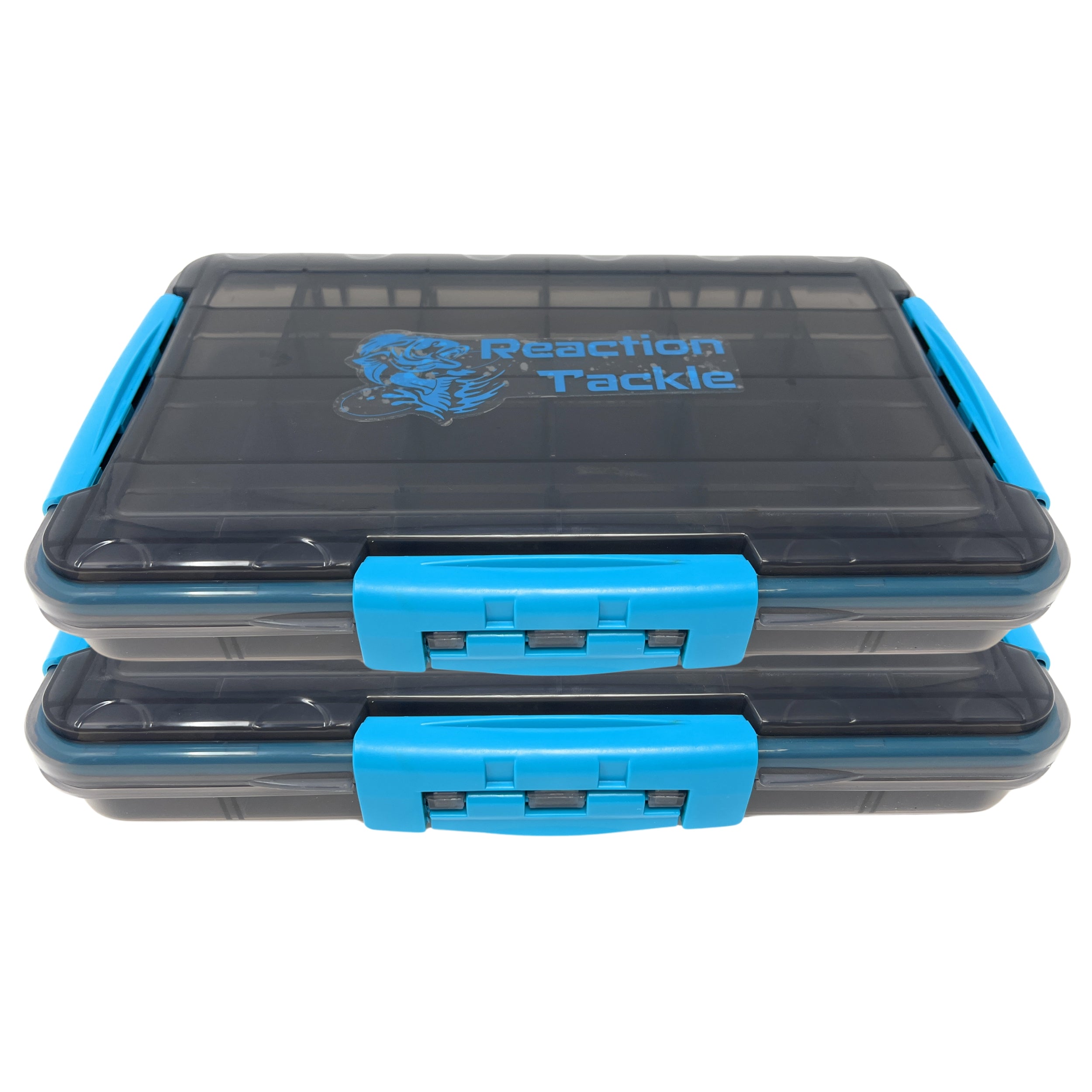 Reaction Tackle Premium Tackle Tray- High Performance and Waterproof with 3 Resilient Clips - Keep Casting Fishing & Outdoors
