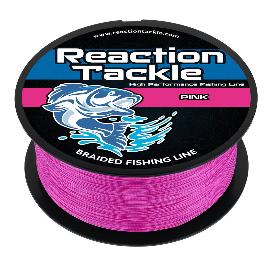 Reaction Tackle Braided Fishing Line - Pink - Keep Casting Fishing & Outdoors