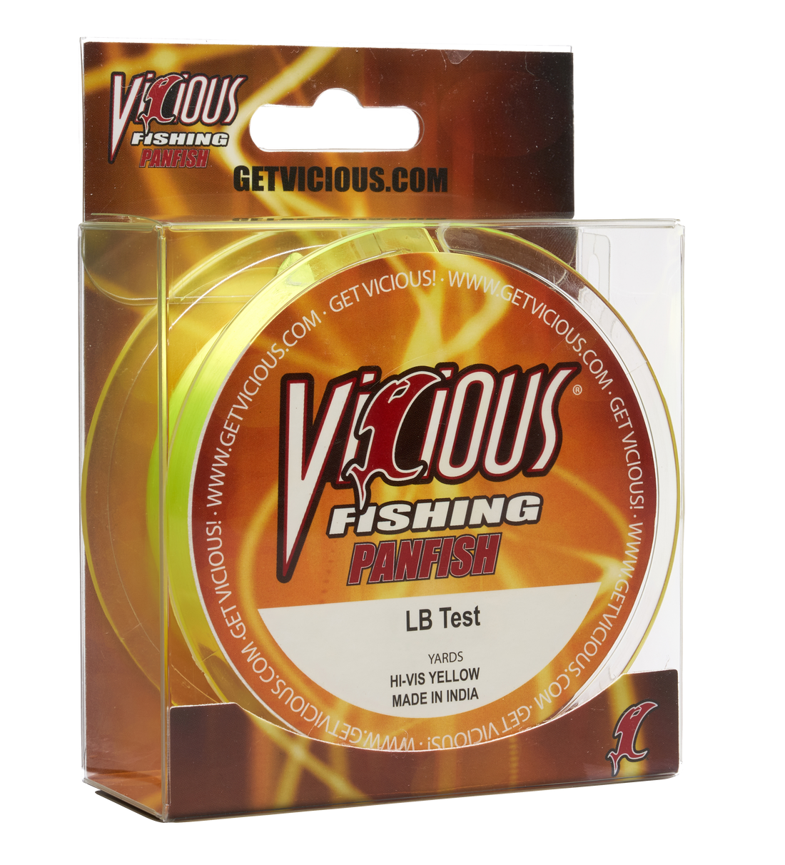 Vicious Panfish Hi-Vis Yellow Mono - 8 Lb Test - Keep Casting Fishing & Outdoors