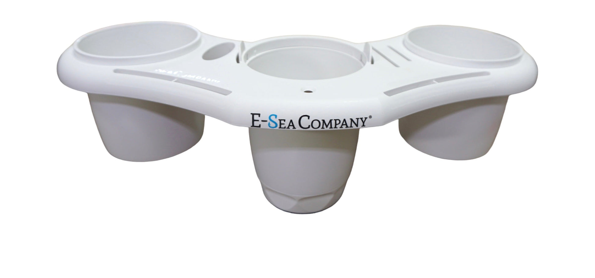 E-Sea Caddy Pro- Multi Cup Suction Mounted Drink Holder-White - Keep Casting Fishing & Outdoors