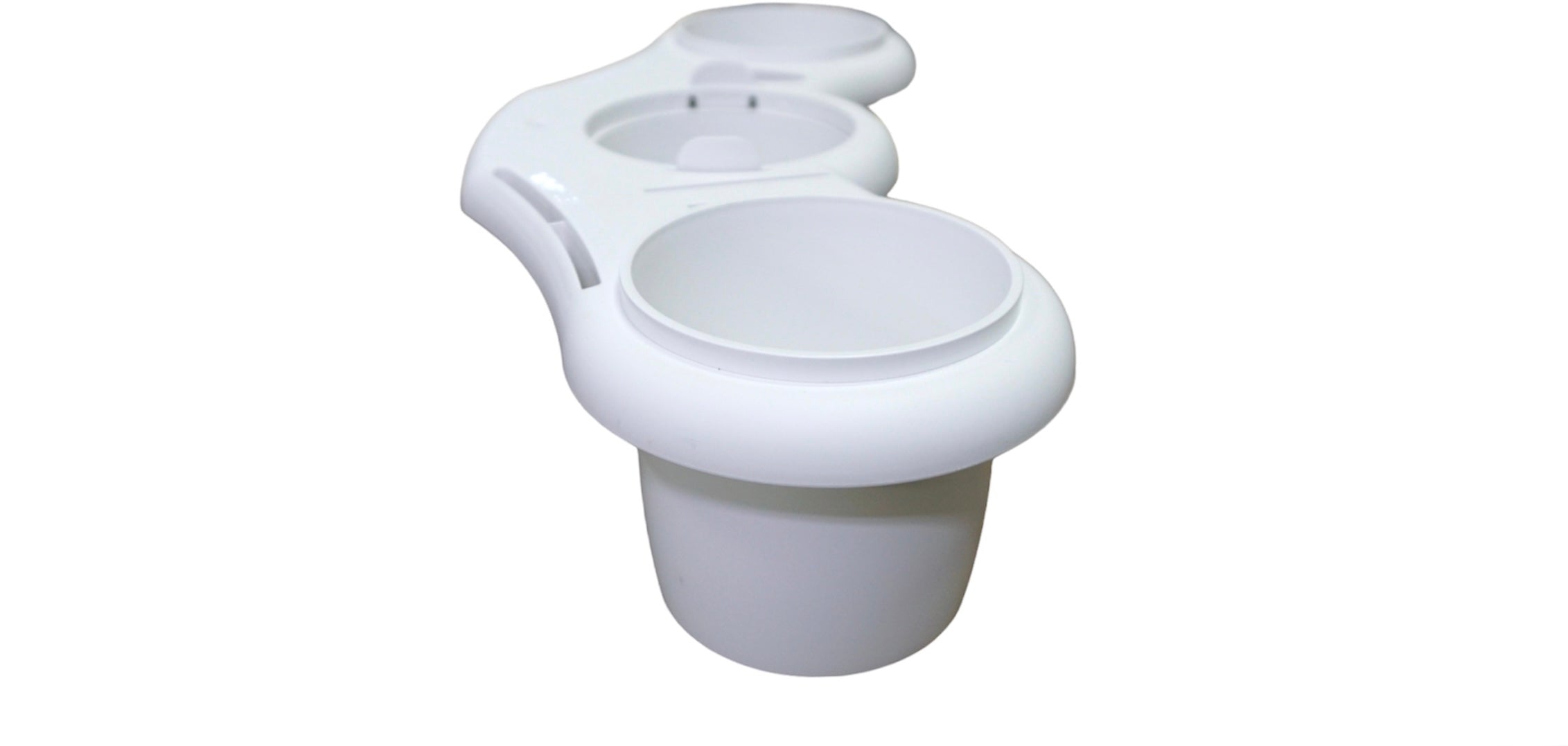 E-Sea Caddy Pro- Multi Cup Suction Mounted Drink Holder-White - Keep Casting Fishing & Outdoors