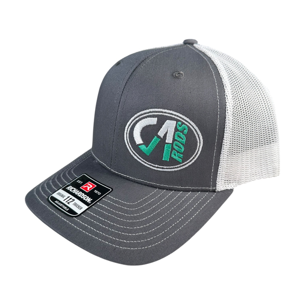 CastAway Trucker Hat -Charcoal/White - Keep Casting Fishing & Outdoors