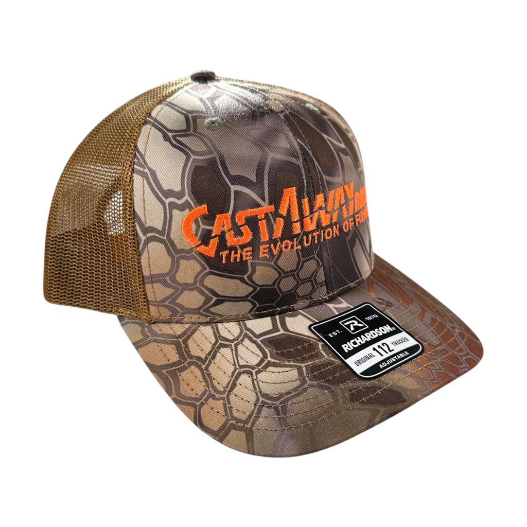 CastAway Trucker Hat - Kryptek: Highlander/Buck - Keep Casting Fishing & Outdoors