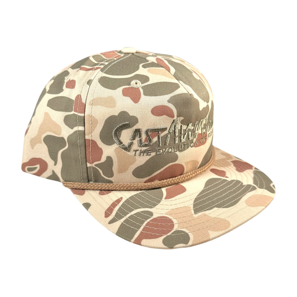 CastAway Rope Hat - Harvest Duck Camo - Keep Casting Fishing & Outdoors