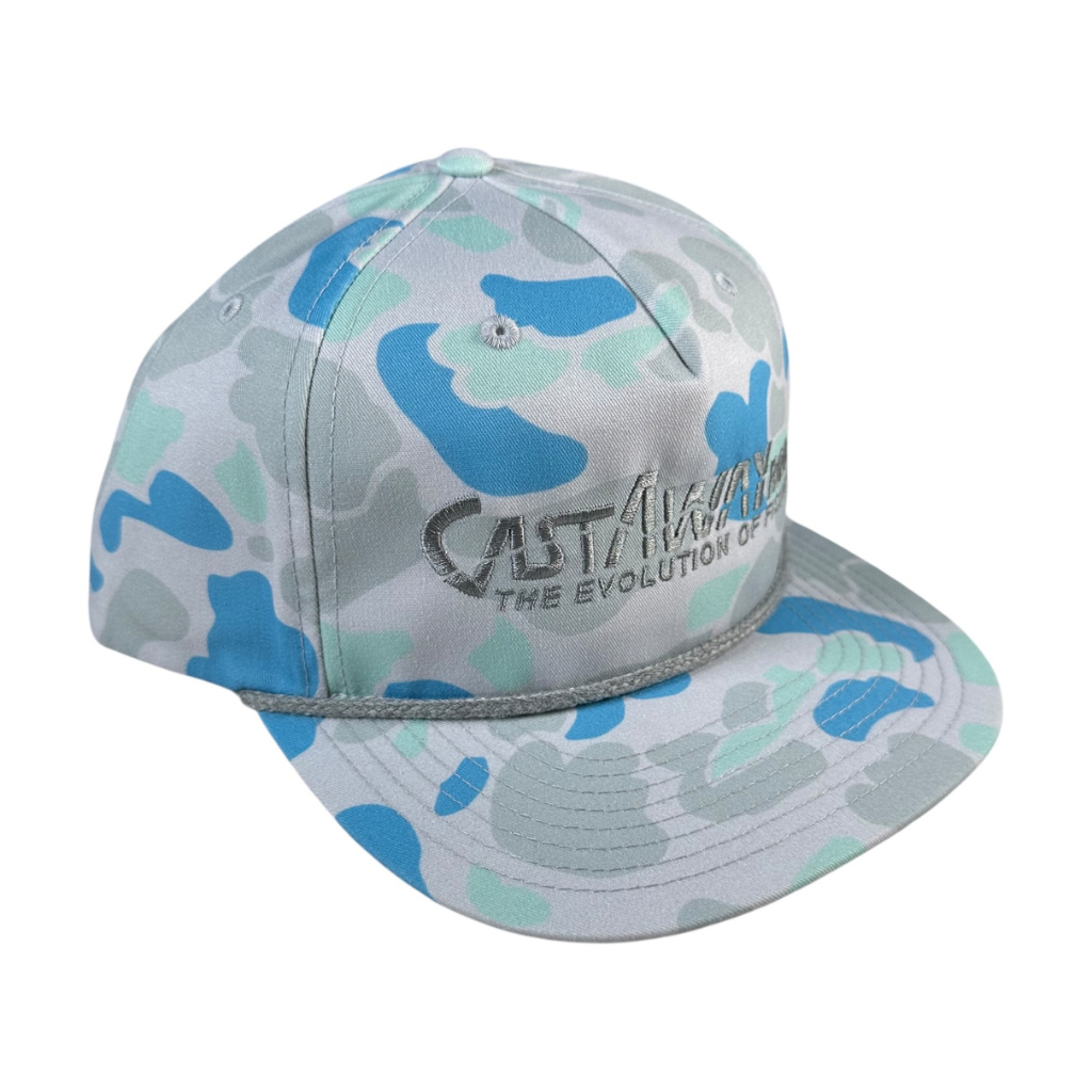 CastAway Rope Hat - Saltwater Duck Camo - Keep Casting Fishing & Outdoors