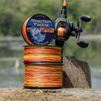 Reaction Tackle Braided Fishing Line - Fire Camo - NEW