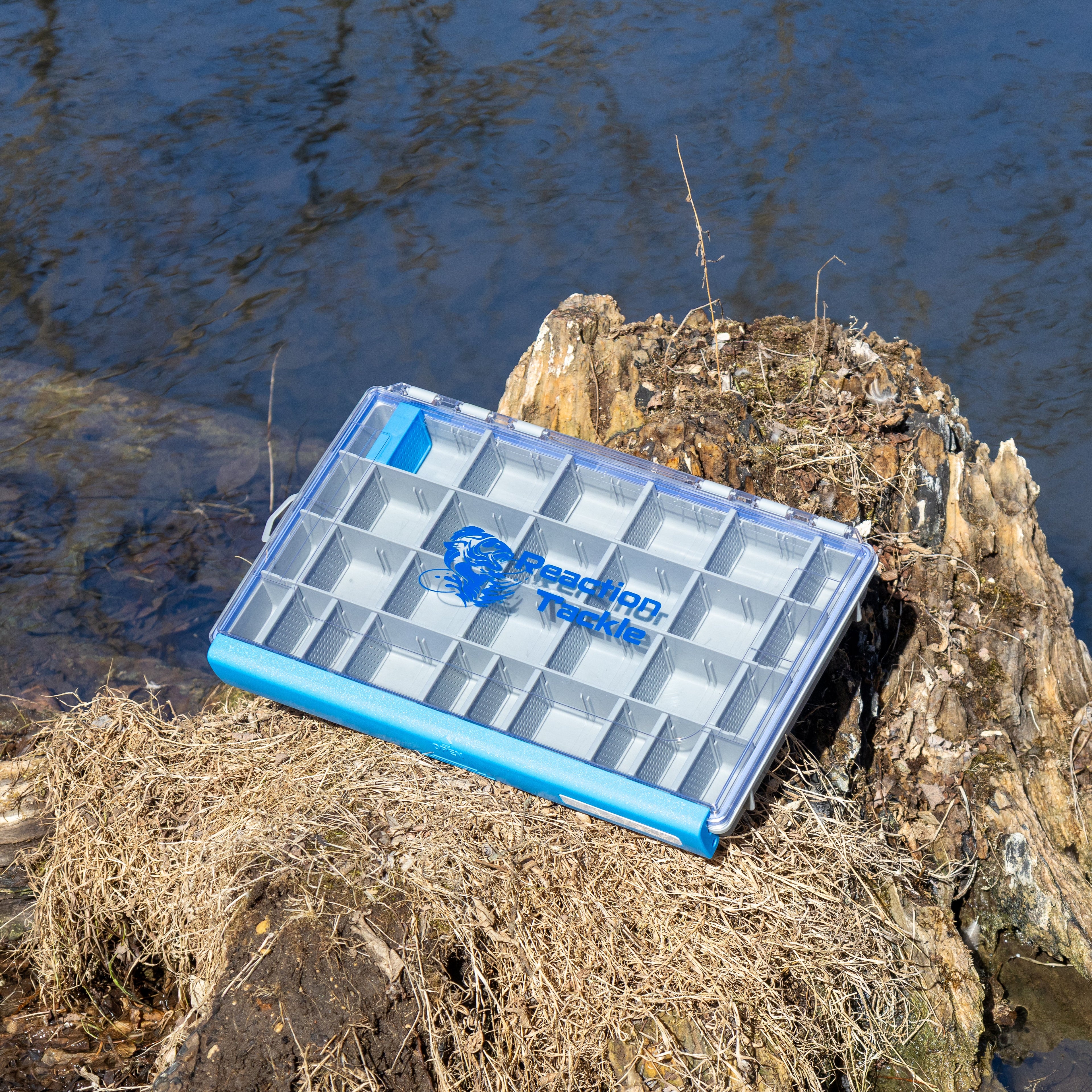 Reaction Tackle Ultra Elite Tackle Tray- Water Resistant with Single Clip Design - New - Keep Casting Fishing & Outdoors