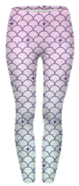 Mermaid Leggings - Pink
