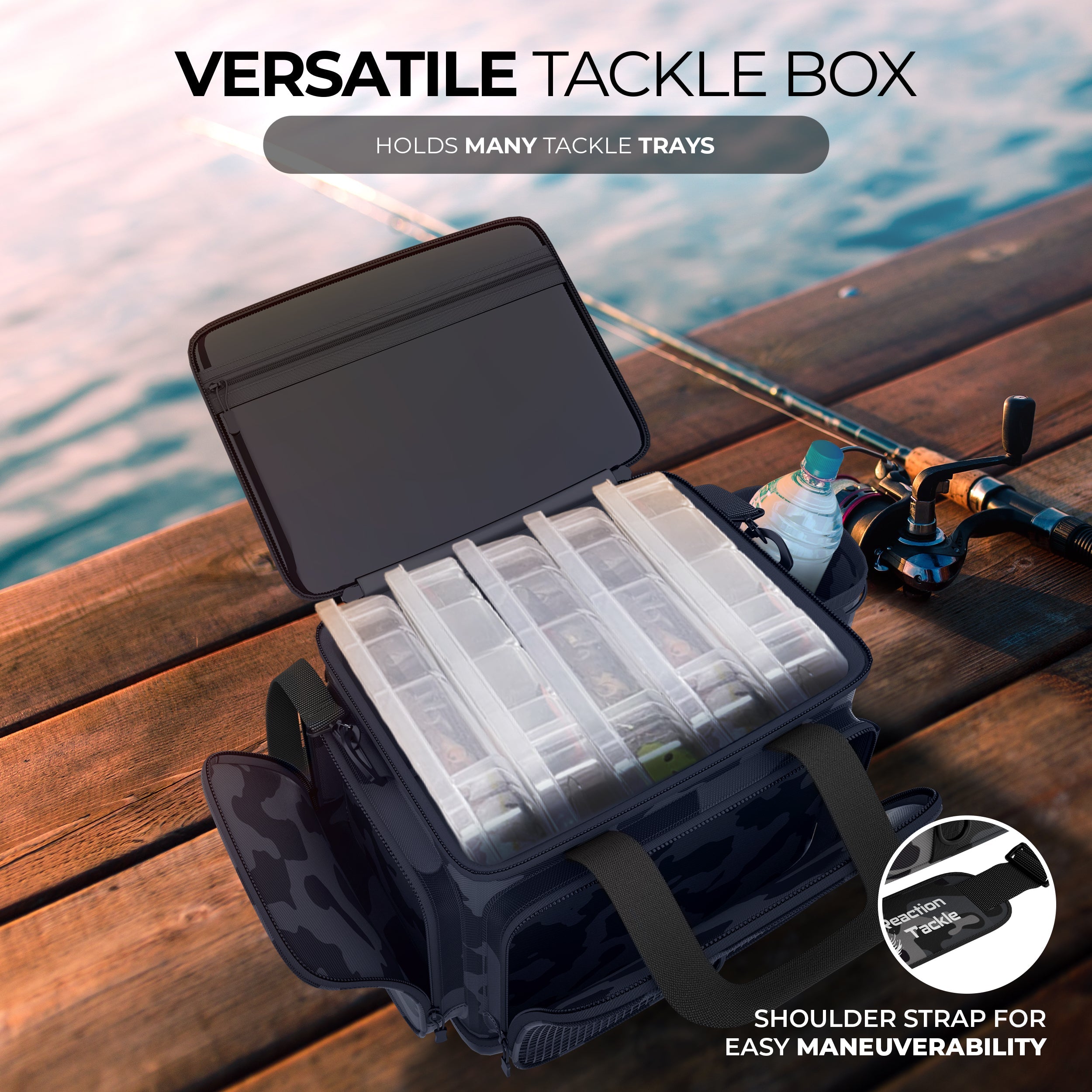Reaction Tackle Camo Tackle Bag - Keep Casting Fishing & Outdoors