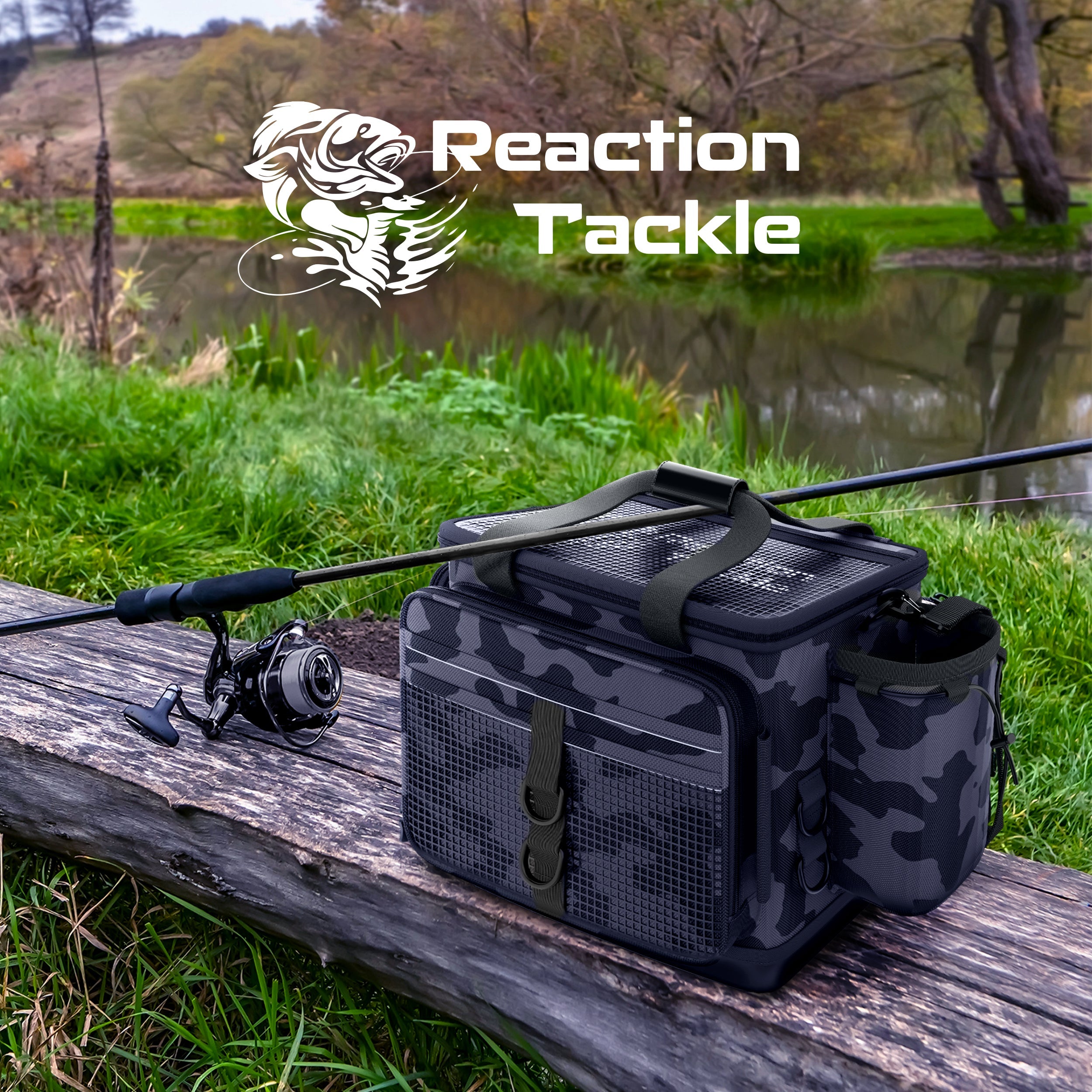 Reaction Tackle Camo Tackle Bag - Keep Casting Fishing & Outdoors