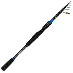 Reaction Tackle Telescopic Spinning Rod – Carbon Travel Fishing Rod – Collapsible Rod for Freshwater and Saltwater - NEW - Keep Casting Fishing & Outdoors